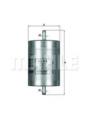 KL 65 KNECHT Fuel Supply System Fuel filter