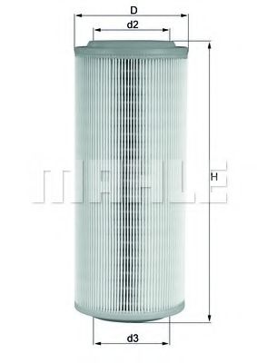 LX 855 KNECHT Air Supply Air Filter