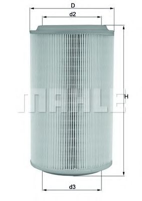 LX 913 KNECHT Air Supply Air Filter