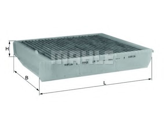 LAK 54 KNECHT Heating / Ventilation Filter, interior air