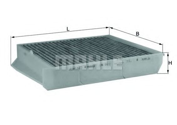 LAK 54/1 KNECHT Heating / Ventilation Filter, interior air