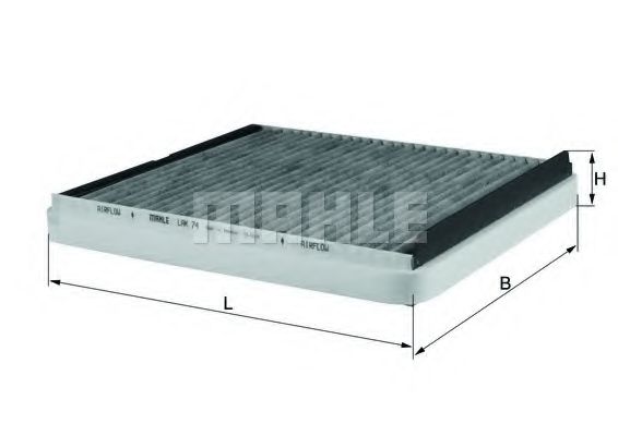 LAK 74 KNECHT Heating / Ventilation Filter, interior air