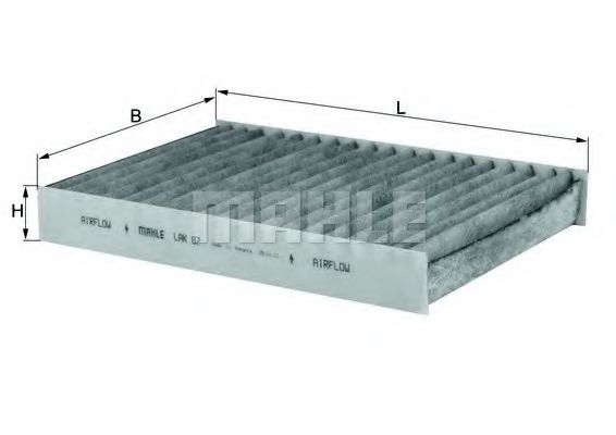 LAK 87 KNECHT Heating / Ventilation Filter, interior air