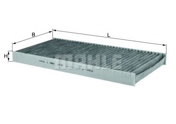 LAK 252 KNECHT Heating / Ventilation Filter, interior air