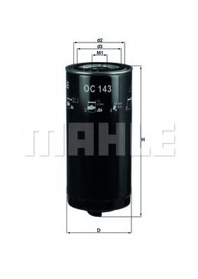 OC 143 KNECHT Lubrication Oil Filter