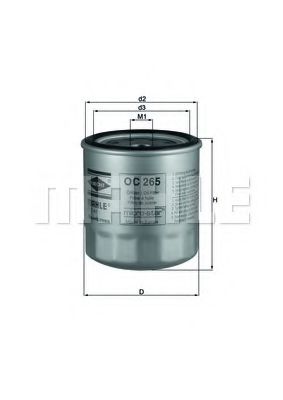 OC 265 KNECHT Lubrication Oil Filter