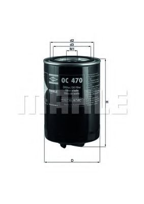OC 470 KNECHT Lubrication Oil Filter