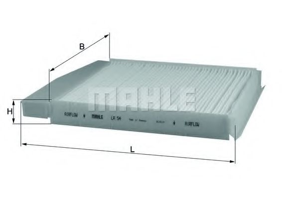 LA 54 KNECHT Heating / Ventilation Filter, interior air