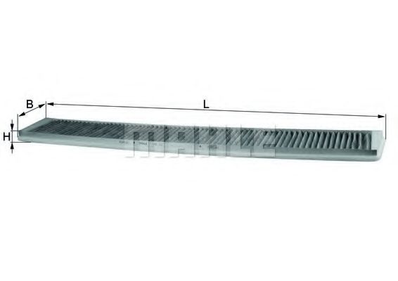 LAK 102 KNECHT Heating / Ventilation Filter, interior air