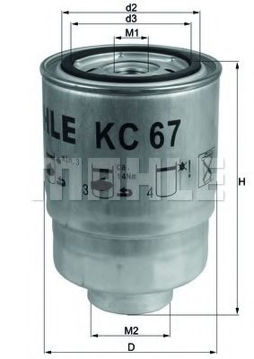 KC 67 KNECHT Топливный фильтр