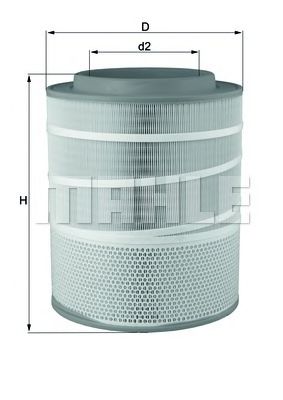 LX 3141 KNECHT Air Supply Air Filter