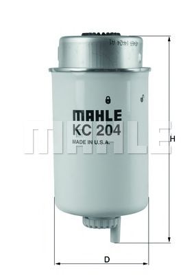 KC 204 KNECHT Fuel Supply System Fuel filter