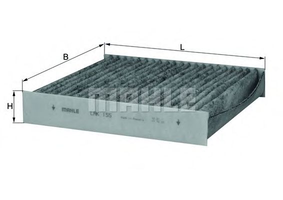 LAK 155 KNECHT Heating / Ventilation Filter, interior air