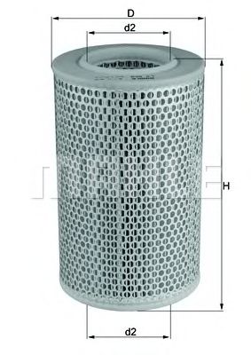LX 609 KNECHT Air Supply Air Filter