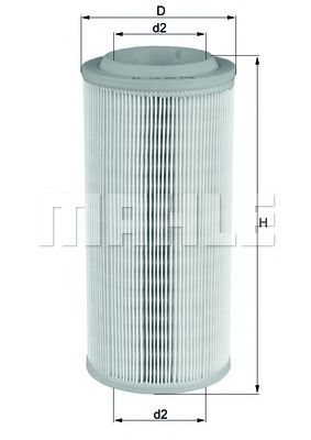 LX 1595 KNECHT Air Supply Air Filter