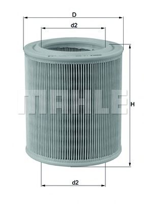 LX 706 KNECHT Air Supply Air Filter