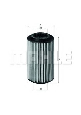 OX 153/7D1 KNECHT Lubrication Oil Filter