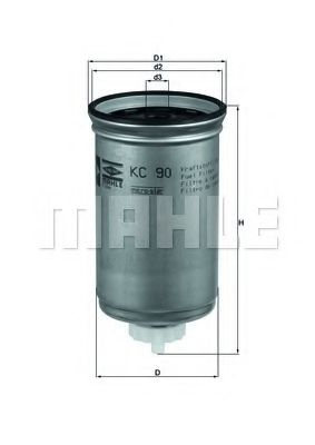 KC 90 KNECHT Fuel filter