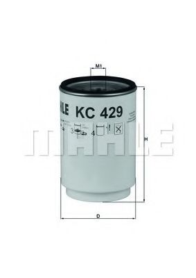 KC 429D KNECHT Fuel Supply System Fuel filter