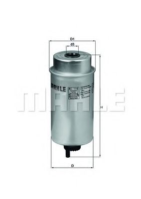 KC 116 KNECHT Fuel Supply System Fuel filter