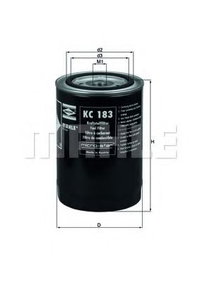 KC 183 KNECHT Fuel Supply System Fuel filter