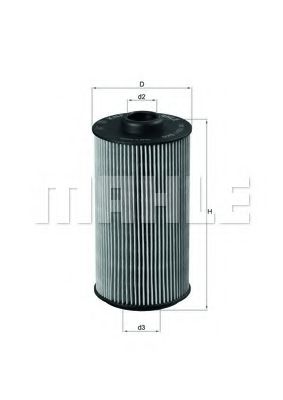 OX 152/1D KNECHT Lubrication Oil Filter