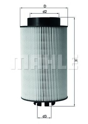 KX 191/1D KNECHT Fuel Supply System Fuel filter