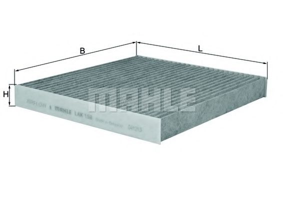LAK 158 KNECHT Heating / Ventilation Filter, interior air