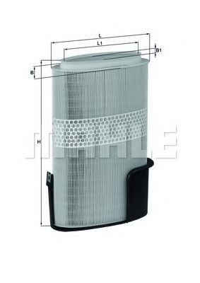 LX 1009/6 KNECHT Air Supply Air Filter
