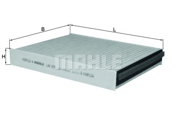 LAK 875 KNECHT Heating / Ventilation Filter, interior air