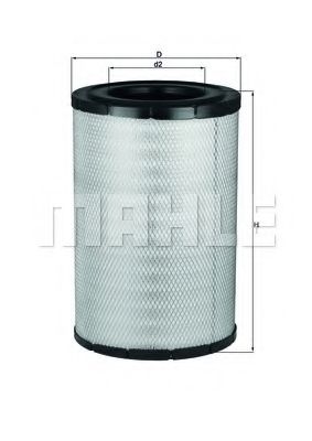 LX 3137 KNECHT Air Supply Air Filter