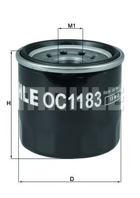 OC 1183 KNECHT Lubrication Oil Filter