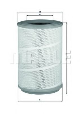 LX 604/4 KNECHT Air Supply Air Filter