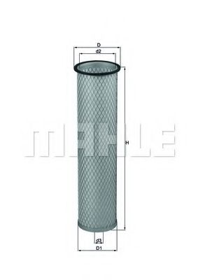 LXS 214 KNECHT Air Supply Air Filter