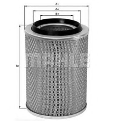 LX 240 KNECHT Air Supply Air Filter