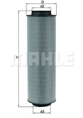 LX 791 KNECHT Air Supply Air Filter