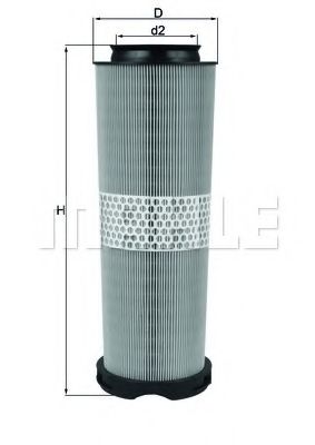 LX 1020/1 KNECHT Air Supply Air Filter