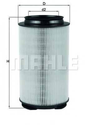 LX 1628 KNECHT Air Supply Air Filter