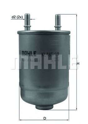 KL 485/19D KNECHT Fuel Supply System Fuel filter