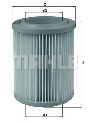LX 1768 KNECHT Air Supply Air Filter