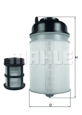 KX 400 KIT KNECHT Fuel filter