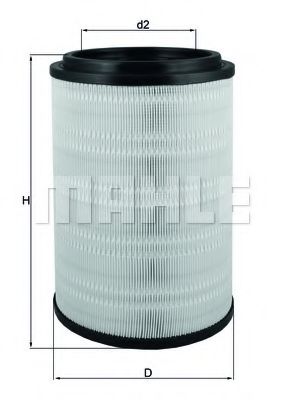 LX 2741 KNECHT Air Supply Air Filter