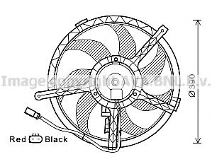 BW7535 PRASCO Fan, radiator