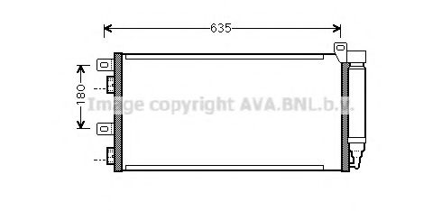 BWA5256D PRASCO Condenser, air conditioning