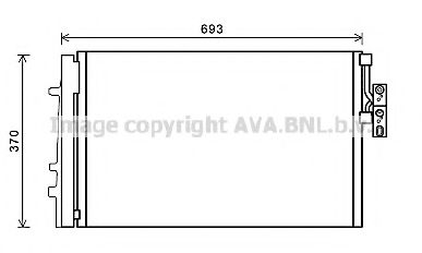 BWA5479D PRASCO Condenser, air conditioning