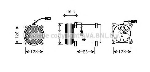 CNK158 PRASCO Compressor, air conditioning