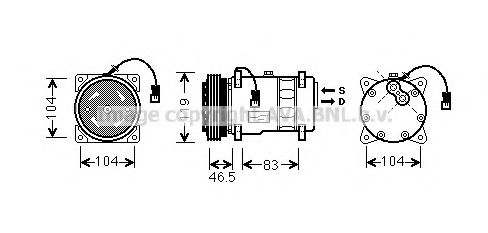 CNK258 PRASCO Compressor, air conditioning