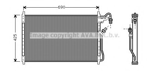 CT5013 PRASCO Condenser, air conditioning