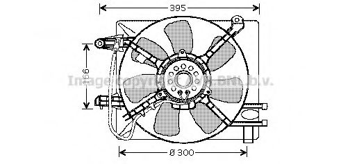 DW7505 PRASCO Fan, radiator