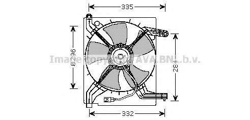 DW7506 PRASCO Fan, A/C condenser